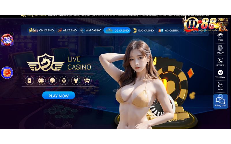 Khám phá casino trực tuyến đỉnh cao tại nhà cái uy tín QH88